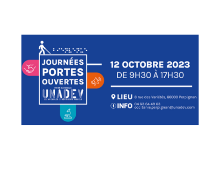 JPO UNADEV - mercredi 12 octobre 2023 de 09h30 à 17h30