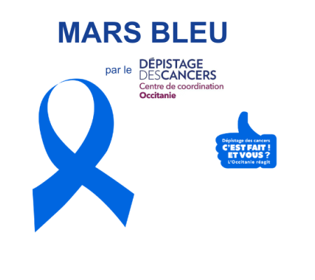 Centre régional de Coordination des Dépistages des Cancers Occitanie - # Mars bleu 2026